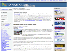 Tablet Screenshot of panama-guide.com